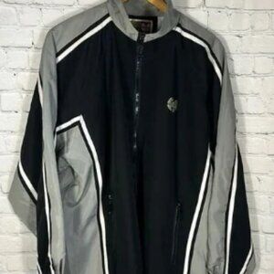 Wu Tang Clan Vintage 90's Track Jacket Windbreaker Full Zip Hip Hop